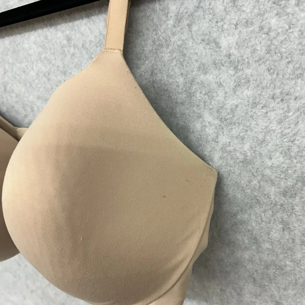 Victoria's Secret Womens 38DDD Beige Lined Underwire Back Closure Demi Bra